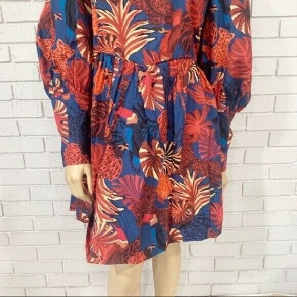 Farm Rio Women’s Animals Tapestry Mini Dress - Size Medium - Picture 5 of 12